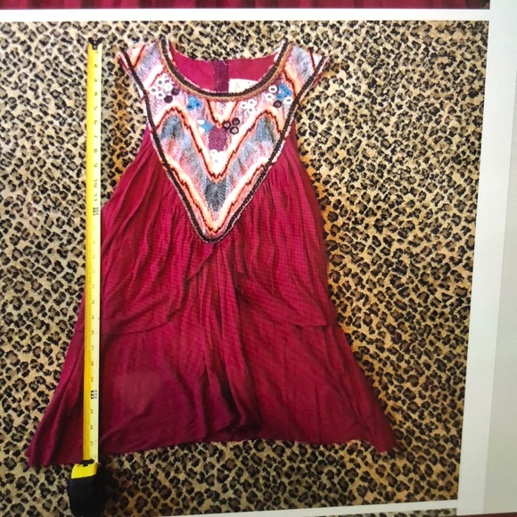 RARE FREE PEOPLE EMBROIDERED BOHO FESTIVAL TUNIC - Picture 7 of 7